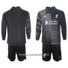 Conjunto (Camiseta+Pantalón Corto) Portero Manga Larga Liverpool Tercera Equipación 2021/22 - Niño